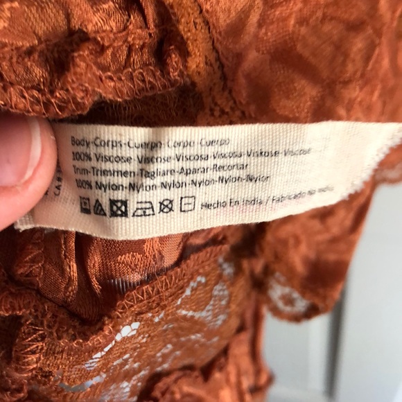 Free People • Intimately Deep V Lace Trapeze Cami - Picture 7 of 8